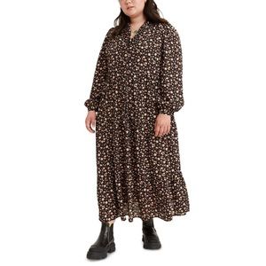 marisole floral print maxi dress